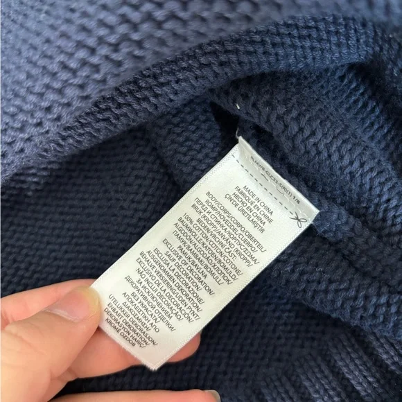 Polo Ralph Lauren American Flag Sweater Navy – Size Small - Picture 5 of 6